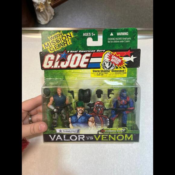 Other - GI Joe Gung Ho Cobra Viper 3.75" Action Figure 2-pack Valor Vs Venom 2005